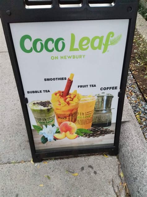 Your order . . Coco leaf on newbury